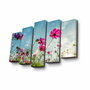 Wallity Cuadro Decorativo en Lienzo 5 Piezas 5PUC-070